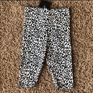 Cheetah biker shorts